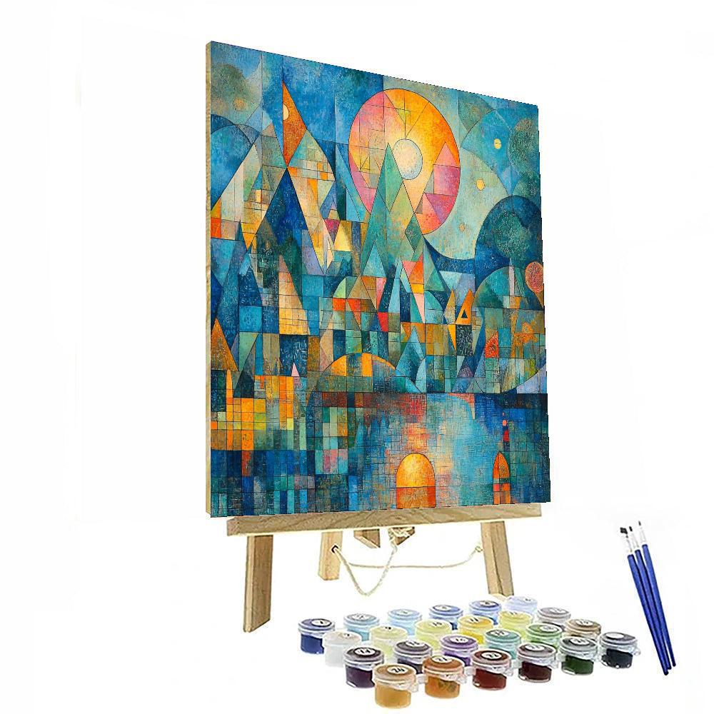 Paul Klee Inspired Symbolic Serenity  Paint By Number
