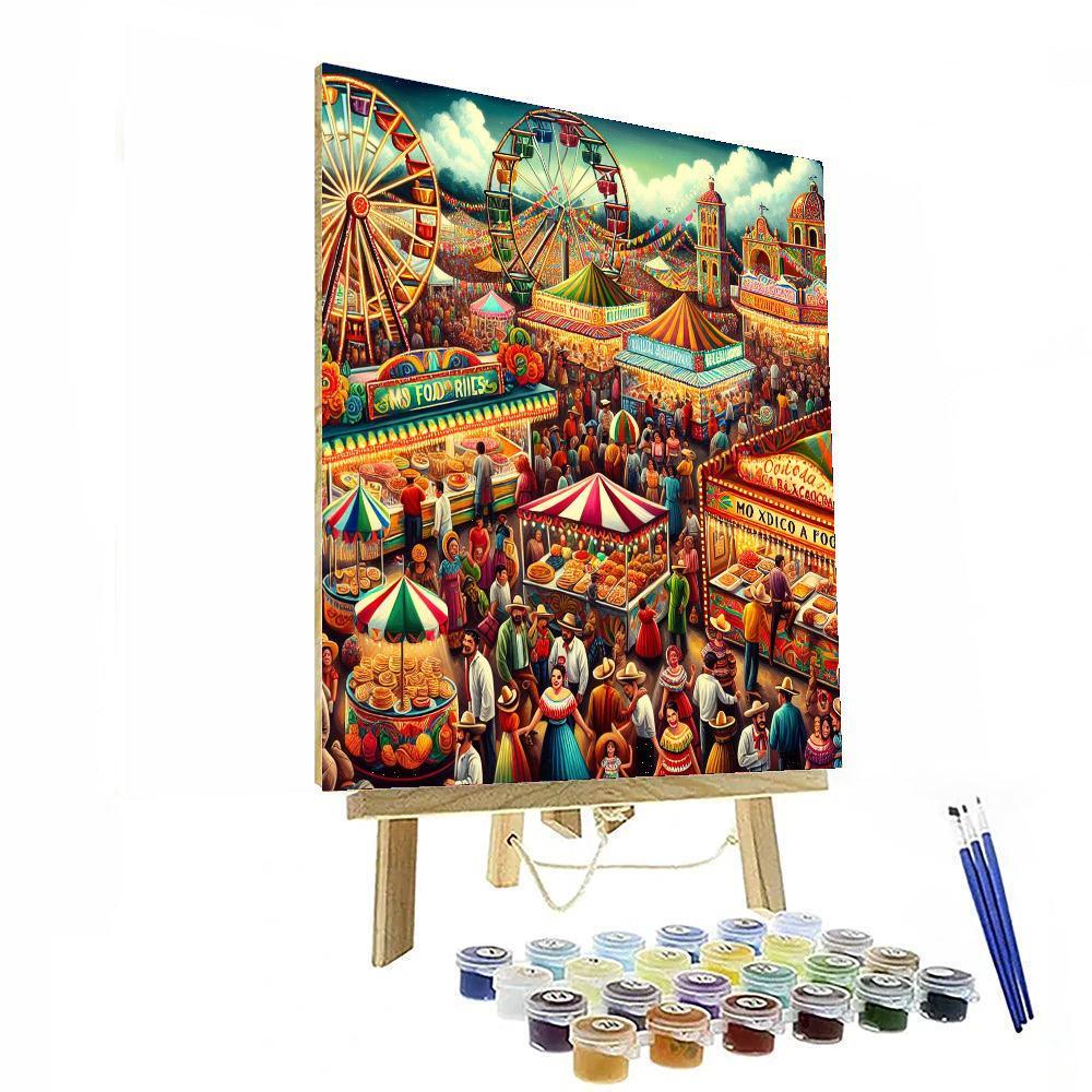 Feria Nacional De San Marcos - Mexico Painting Number Kit