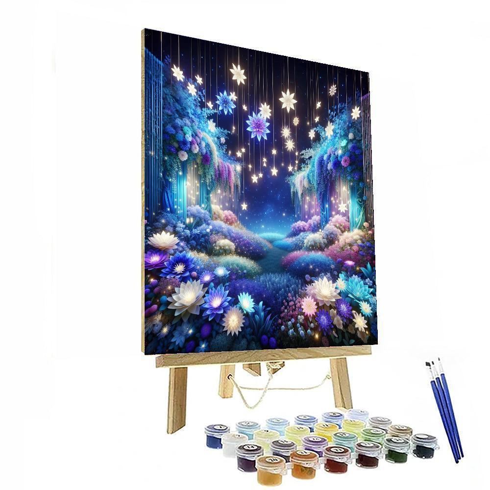 Dreamy Starlit Garden Paint By Color