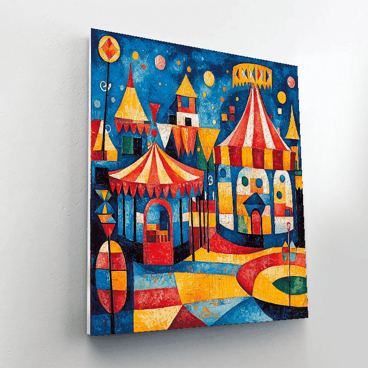 Pablo Picasso Inspired Cubist Carnival  Paint By Numbers Kits