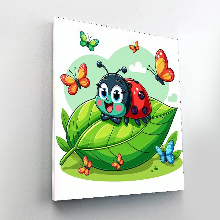 Insect Adventures DIY Paint By Numbers