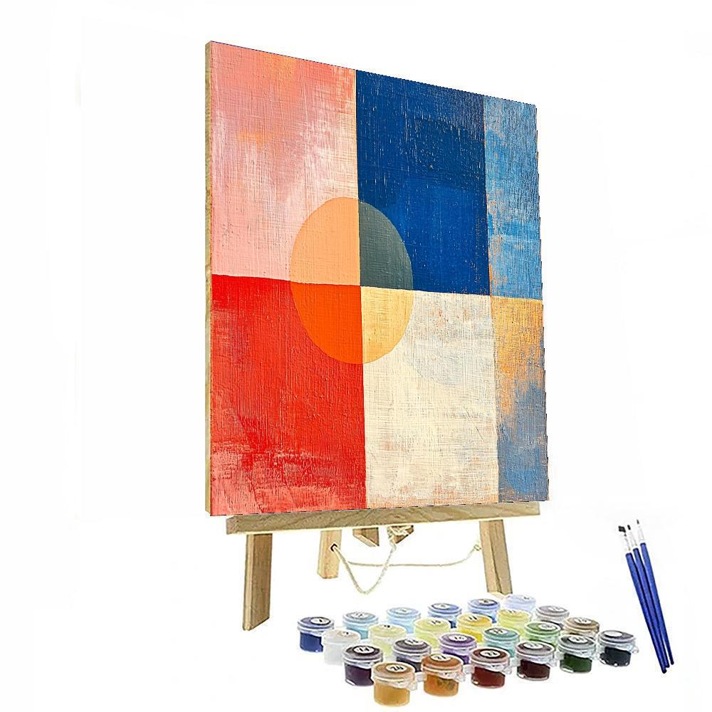 Paul Klee Inspired Harmony Of Abstraction  Paint By Number