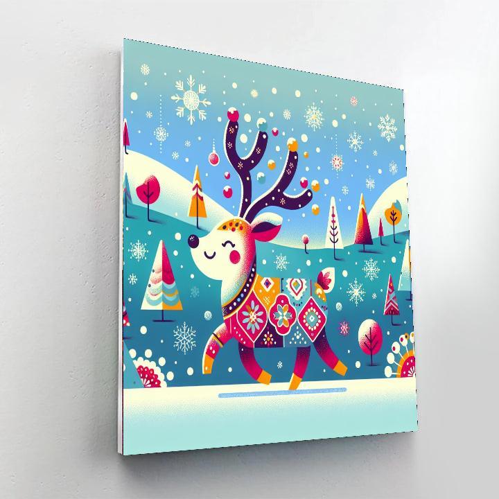 Happiest Holidays Paint By Color