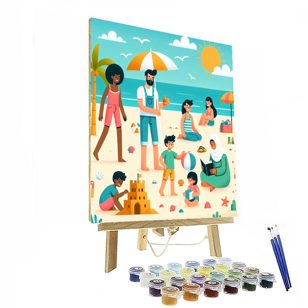 Sunny Seashore Soiree Paint By Color