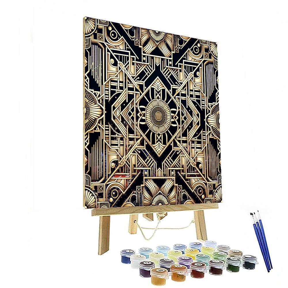 Art Deco Delight Painting Number Kit