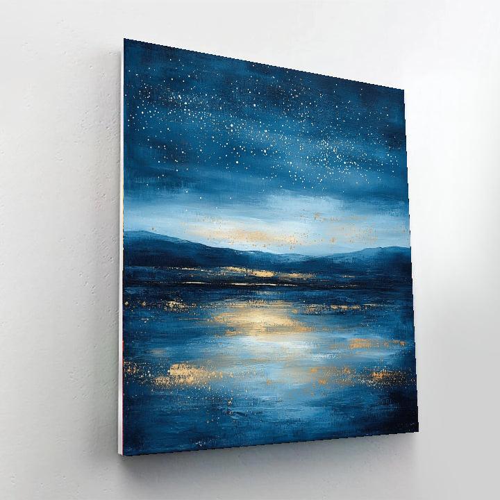 Georges Seurat Inspired Twinkling Skies  Paint By Numbers Art