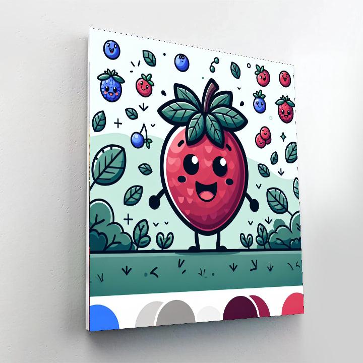 Sweet Berry Paint By Numbers