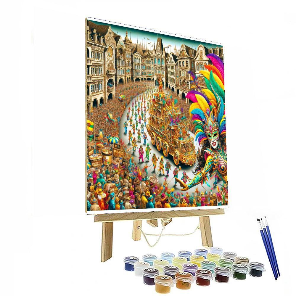 Zürcher Fasnacht Number Painting