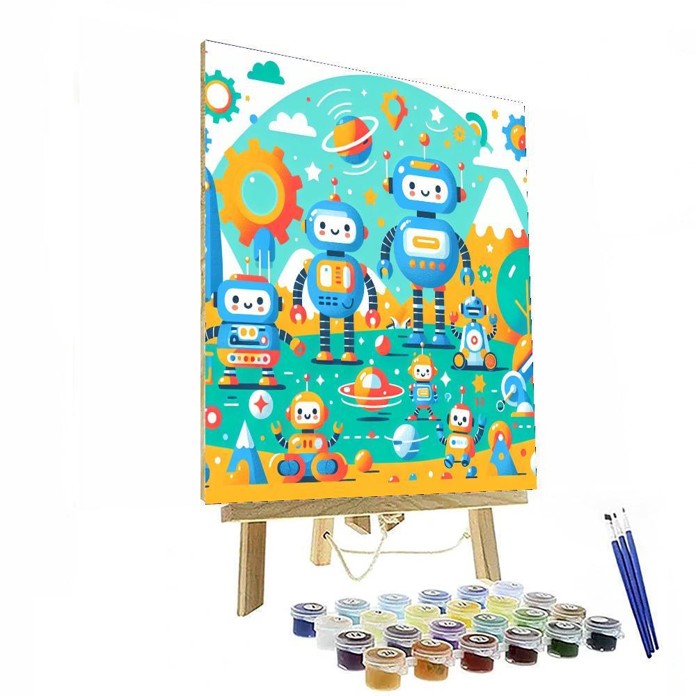 Fantastic Robot Adventures Paint By Number