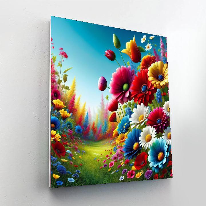 Serenade Of Spring Flowers Painting By Numbers Kit