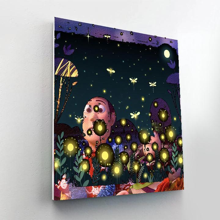 Festive Firefly Frolic Numbered Painting Kits