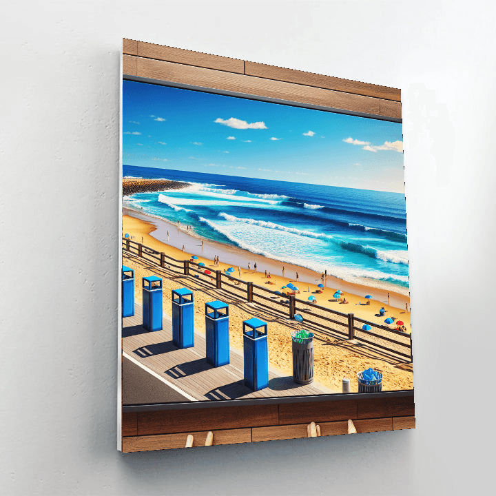 Sapphire Shore Paint By Color