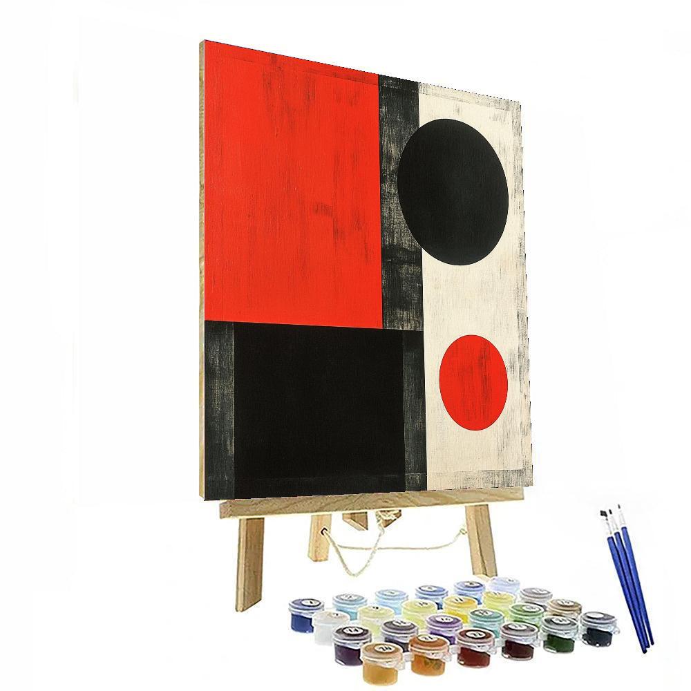 Kazimir Malevich Inspired Eternal Geometry  Paint By Color