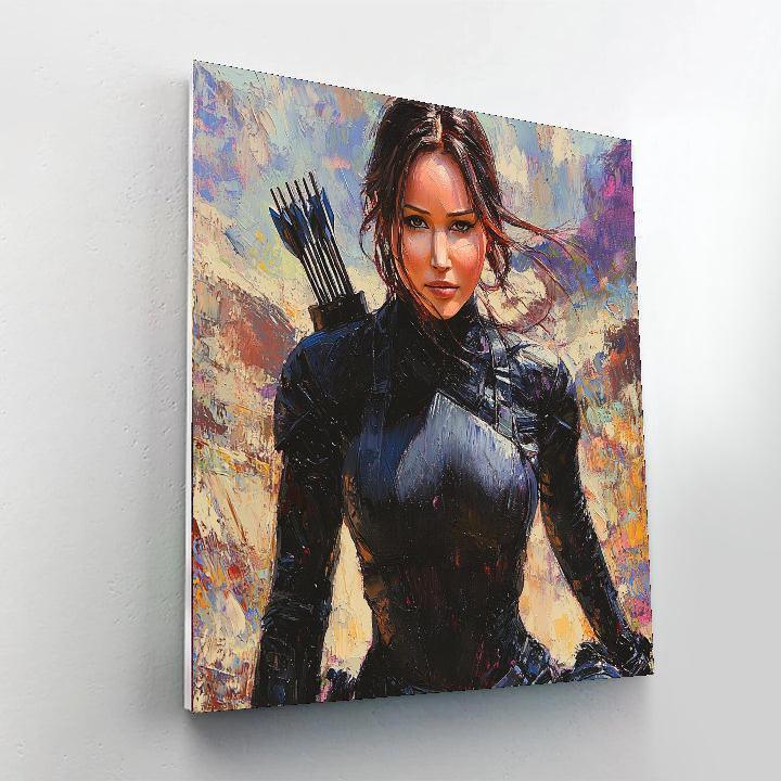 Jennifer Lawrence: From Hunger To Stardom Paint By Color