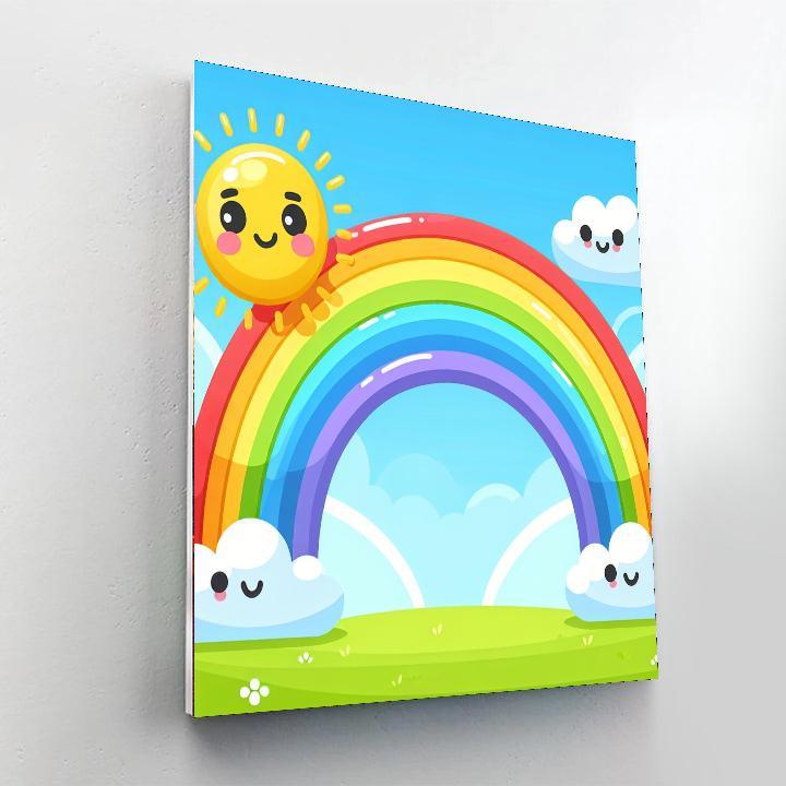 Happy Rainbow Adventure Paint By Numbers Kits