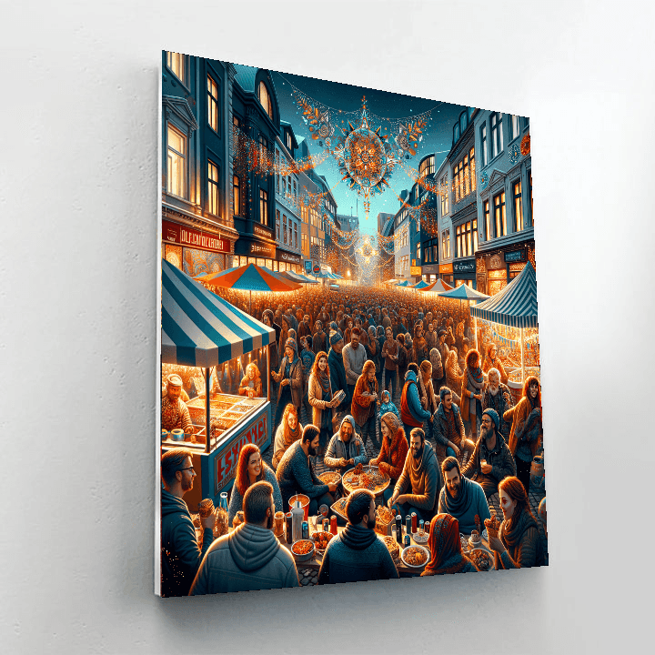 Reykjavik Culture Night Paint By Number