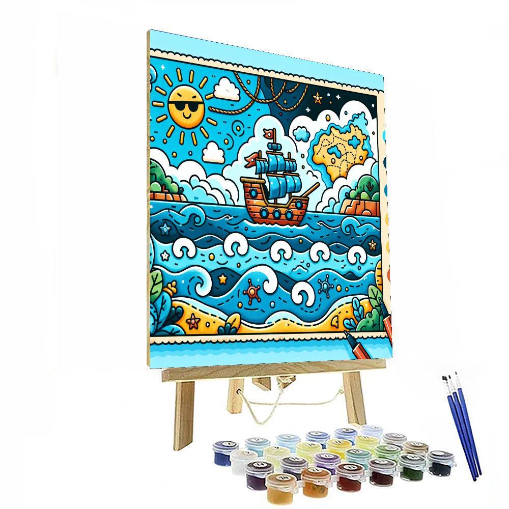Oceanic Treasure Voyage Painting Number Kit