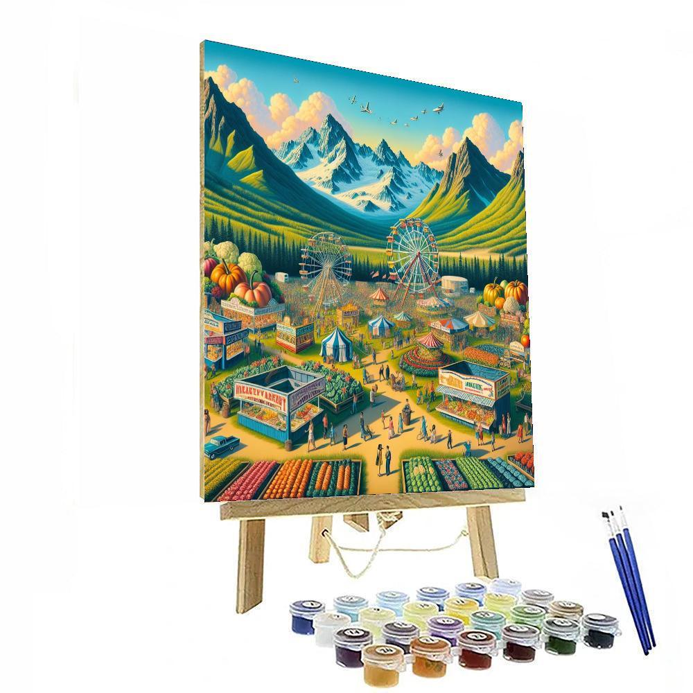 Alaska State Fair - Palmer, Alaska, Usa Paint By Numbers