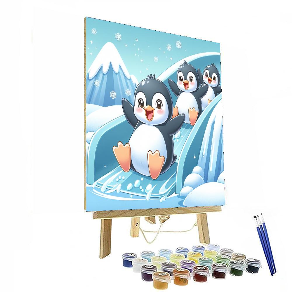 Joyful Journey To The South Pole Paint By Numbers