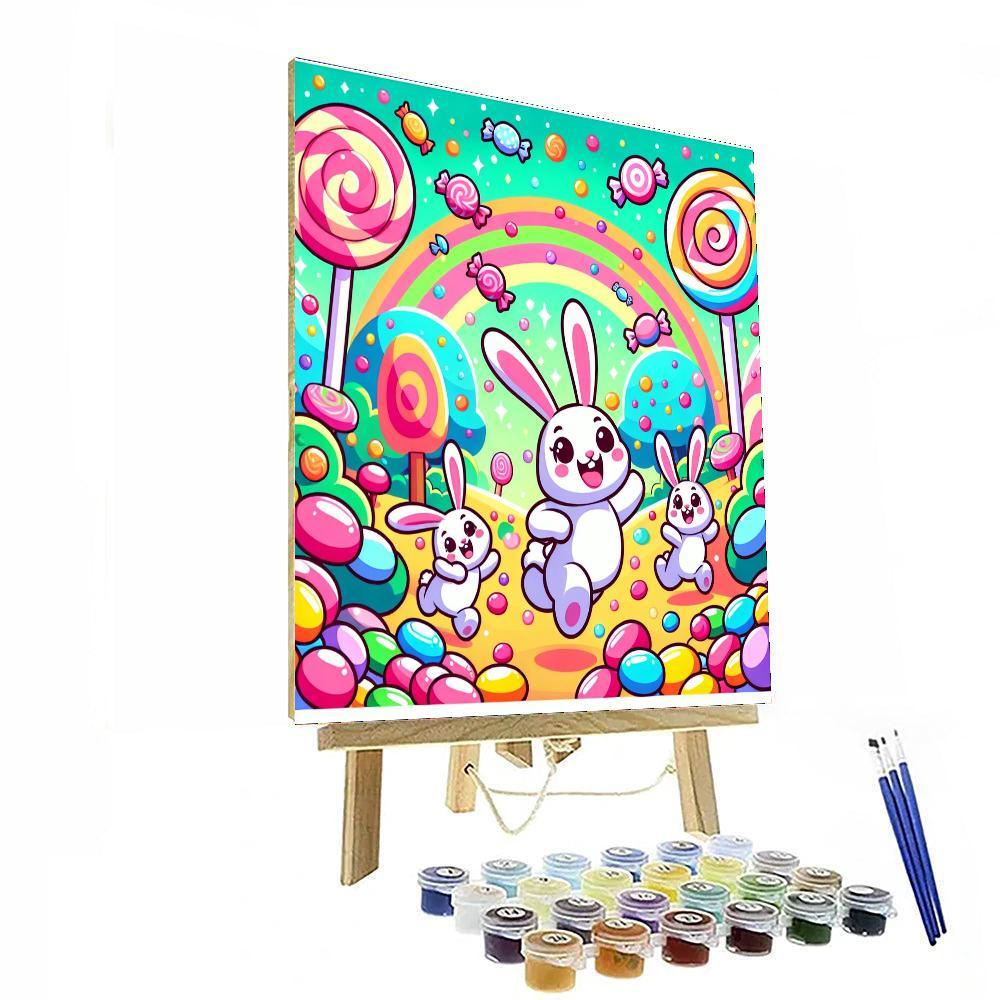 Bubblegum Bunnyland Painting Number Kit