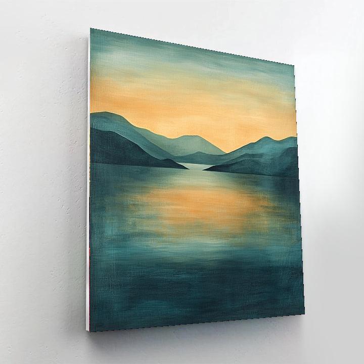 Paul Klee Inspired Serenity In Abstraction  Painting Number Kit