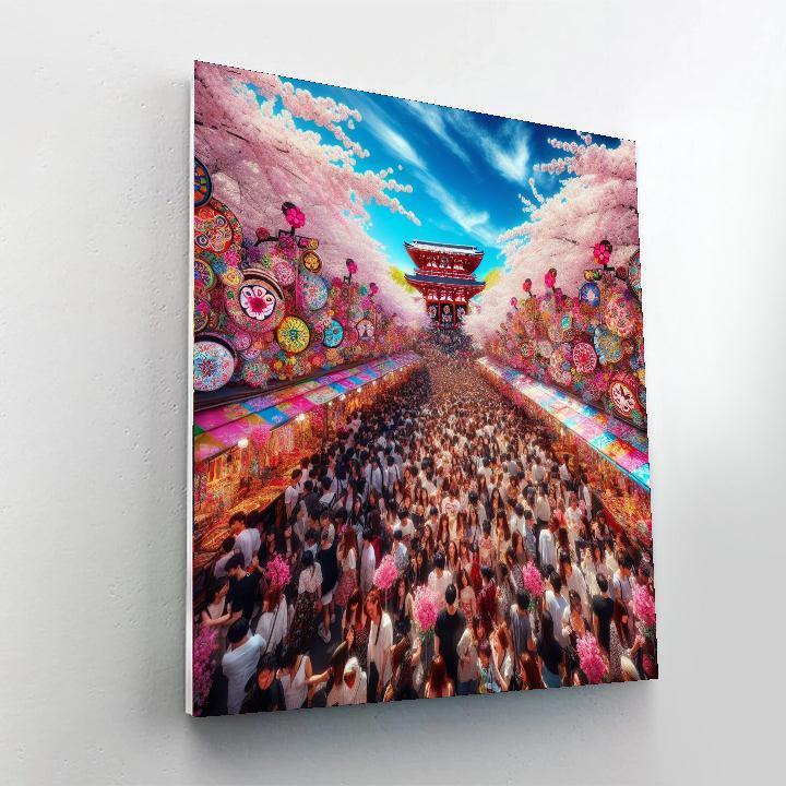 Blissful Blossom Festival Paint By Color