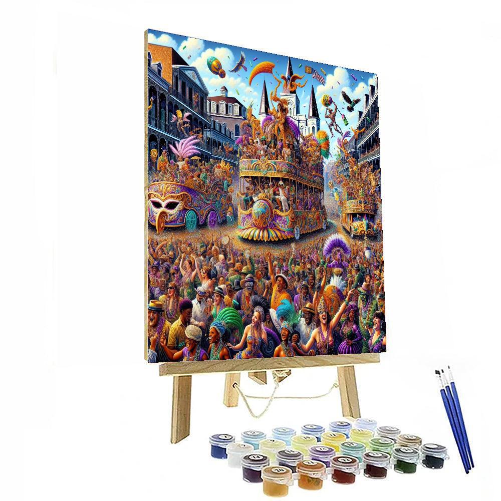New Orleans Mardi Gras - United States Paint By Numbers