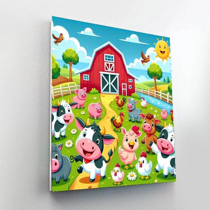 Fantastic Farm Numbered Painting Kits