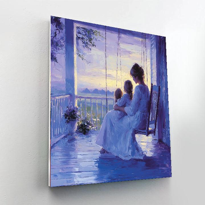 Twilight Conversations Painting Number Kit