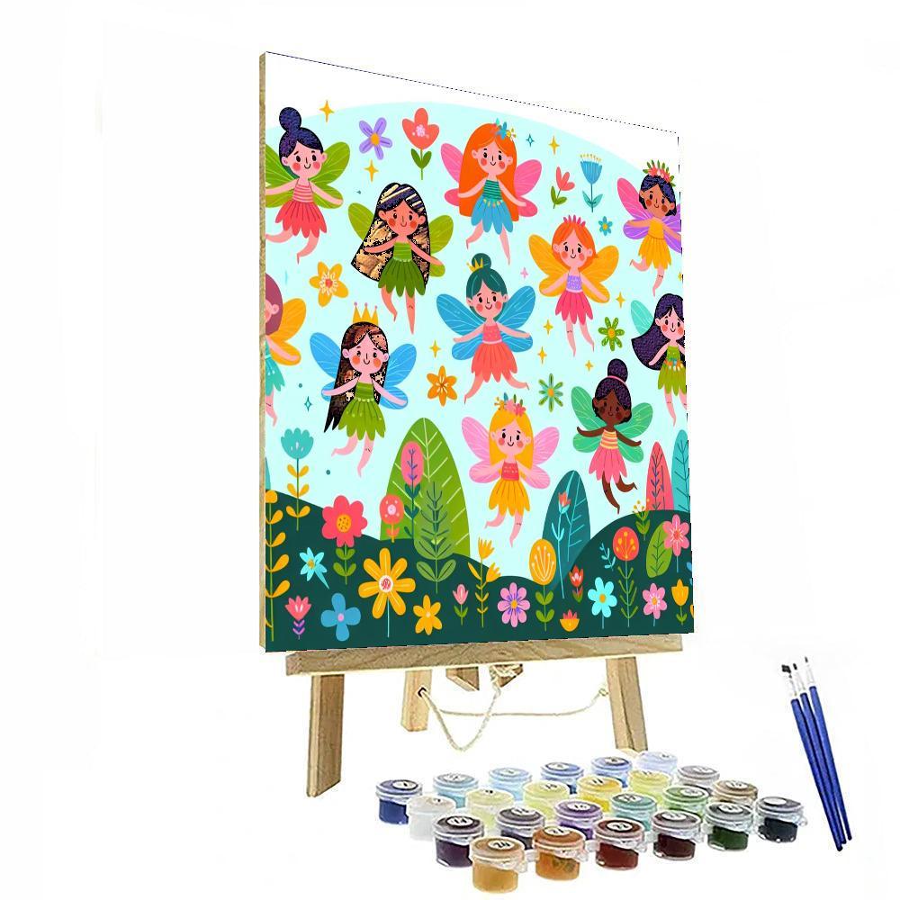 Fanciful Fairy Flight Paint By Number