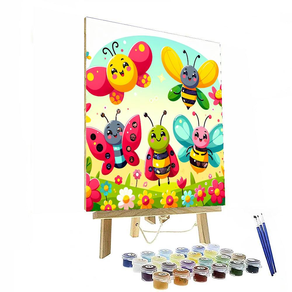 Brilliant Bugs Number Painting