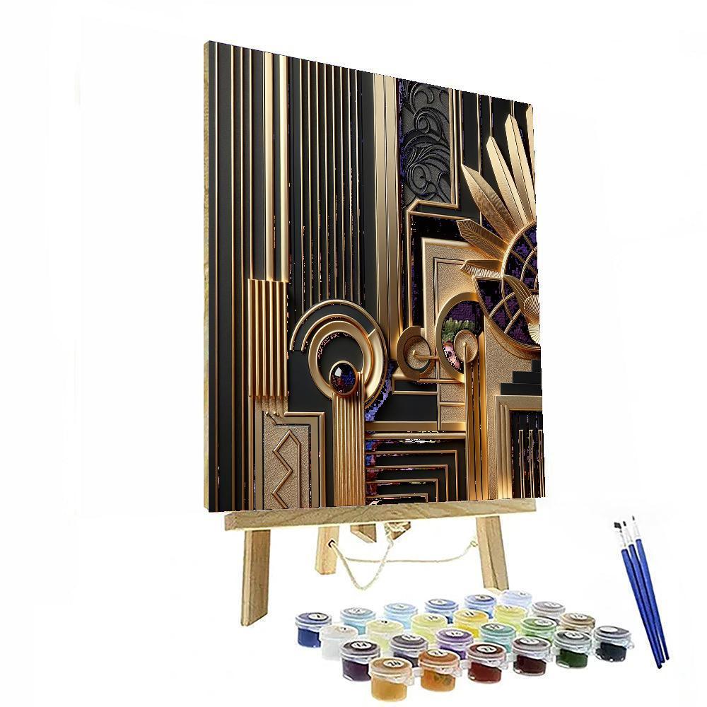 Grand Art Deco Celebration Paint By Number