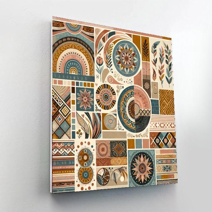 Chic Bohemian Style Numbered Painting Kits