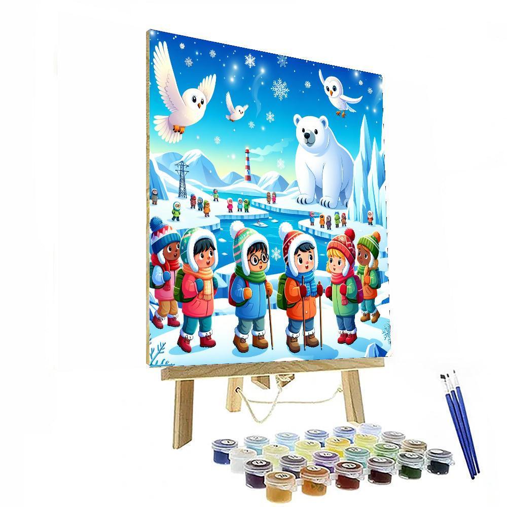 Arctic Adventure Quest Painting Number Kit