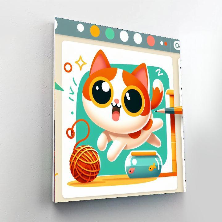 Funny Cat Paint By Number