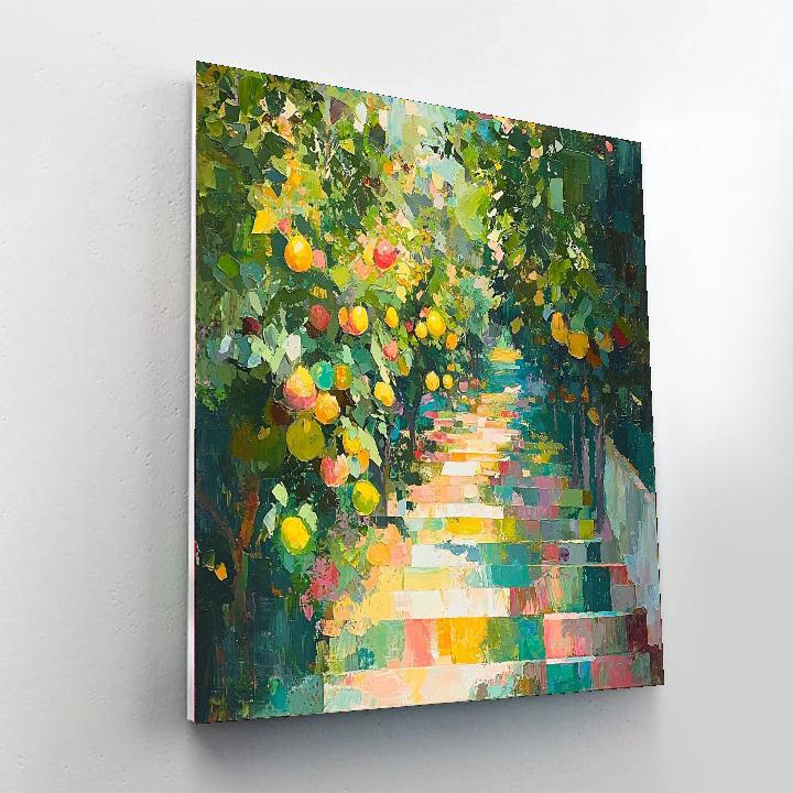 Paul Cézanne Inspired Whimsical Orchards  Paint By Numbers Art