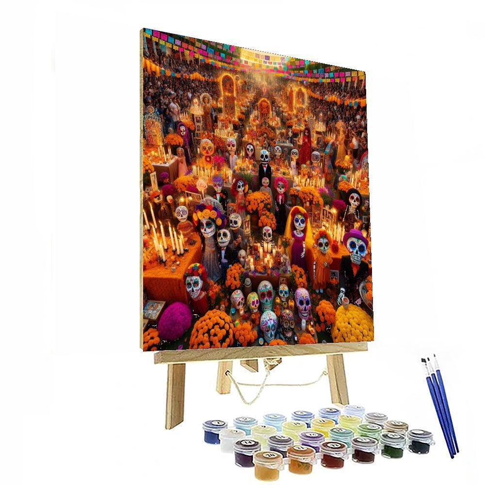 The Dia De Los Muertos - Mexico Paint By Numbers Kits