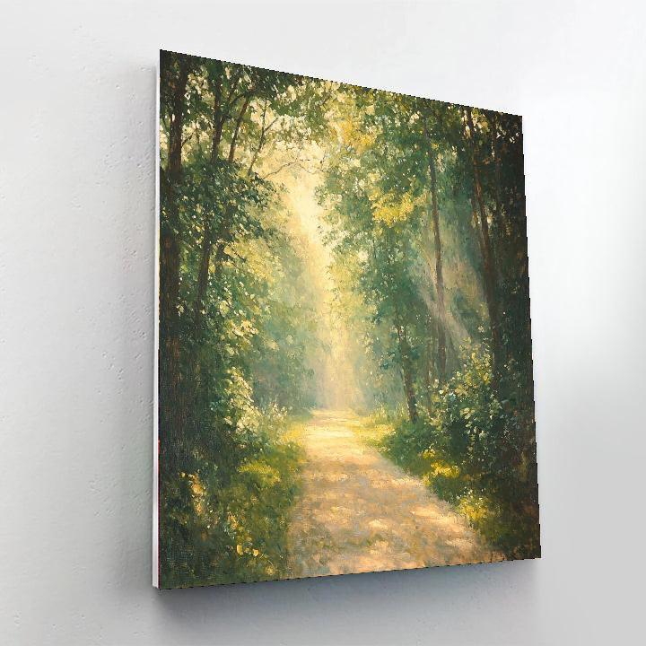 Edgar Degas Inspired Ethereal Forest Symphony  Paint By Number