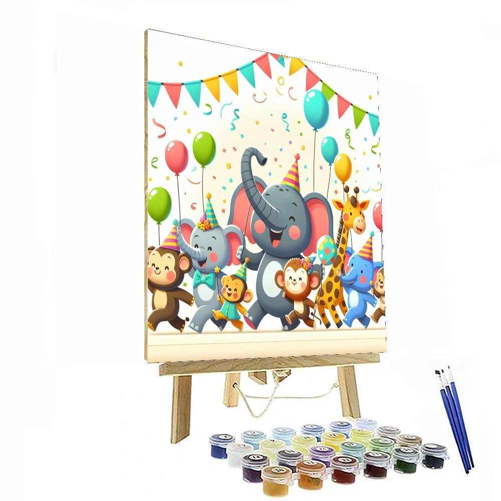 Animal Parade Spectacular Paint By Number