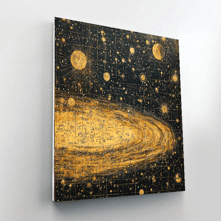 Gustav Klimt Inspired Celestial Map Marvel  Paint By Number