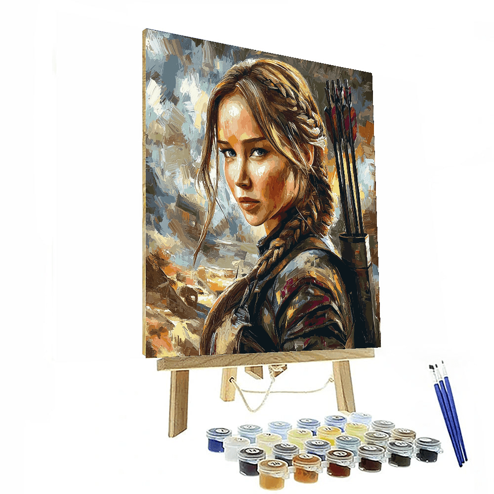 Jennifer Lawrence: Rising Star In The Hunger Games Paint By Number