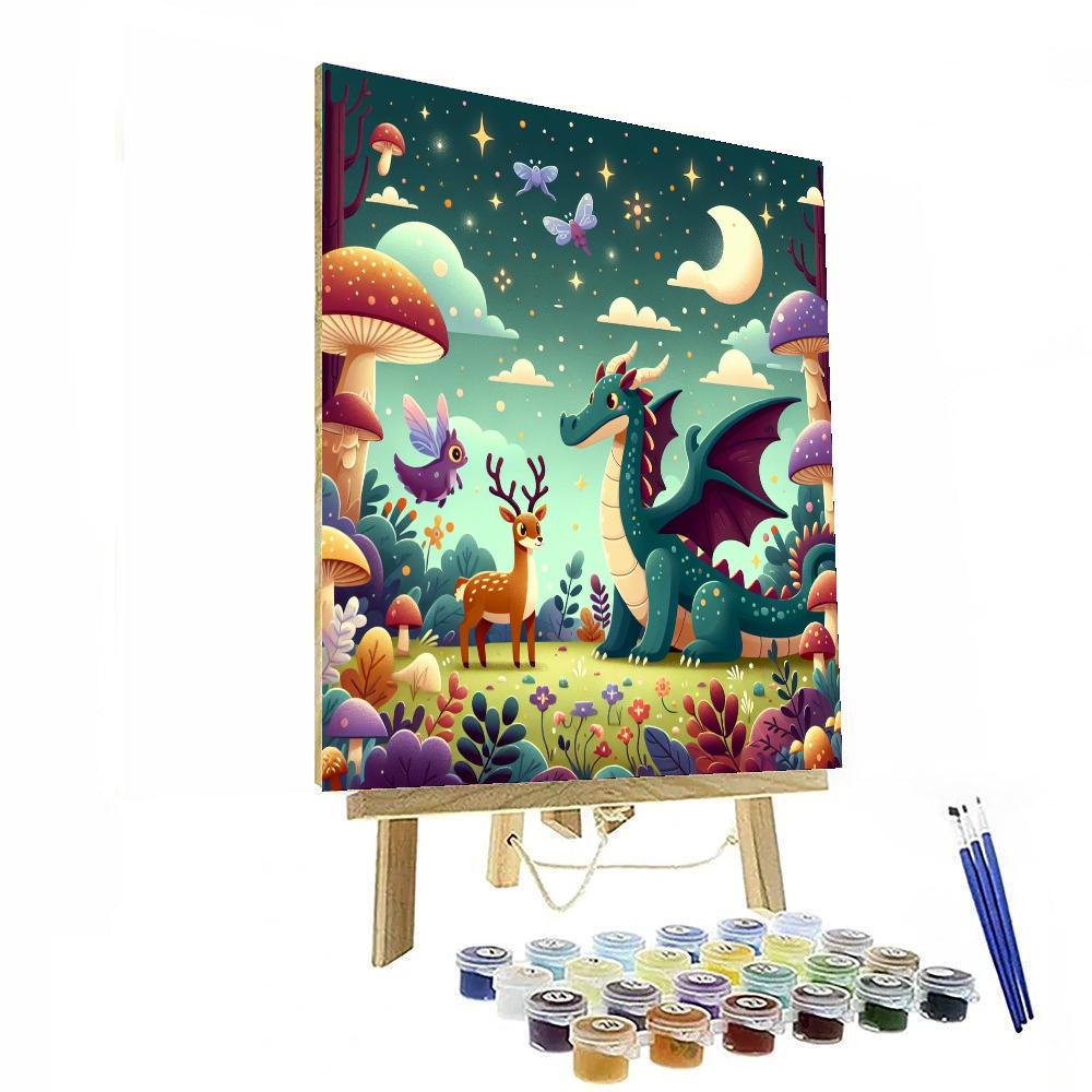 Fantastic Beasts Of The Forest Number Painting