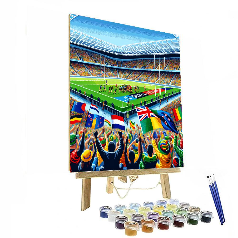 Rugby World Cup - New Zealand Painting Number Kit