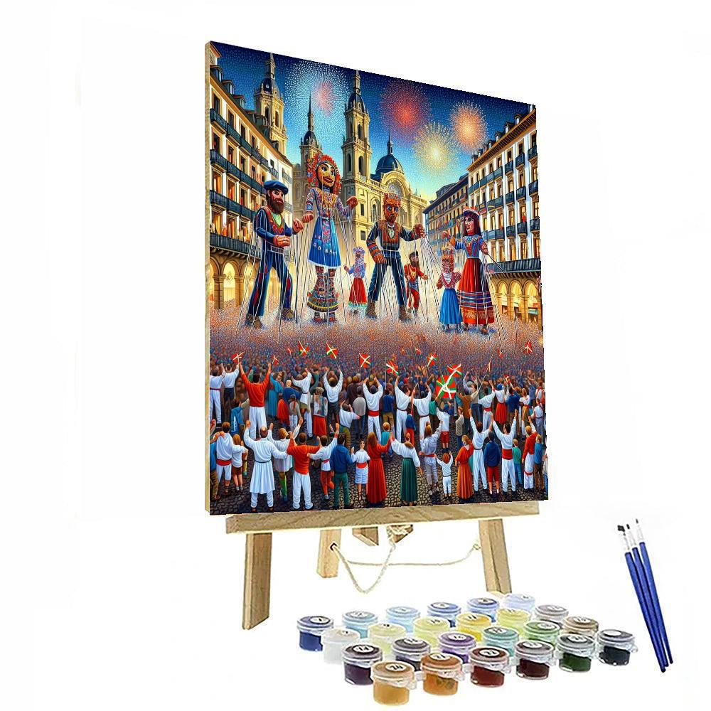 Semana Grande - Bilbao Paint By Numbers Art