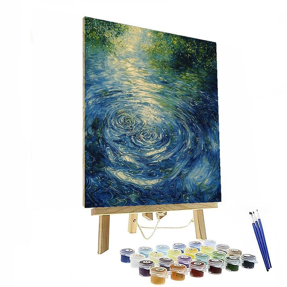 Caravaggio Inspired Ripples Of Change  Numbered Painting Kits