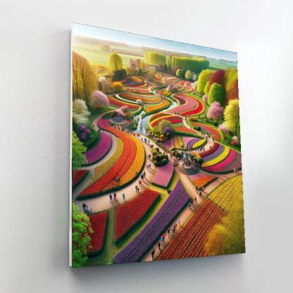 Keukenhof Flower Festival - Lisse Paint By Numbers Art