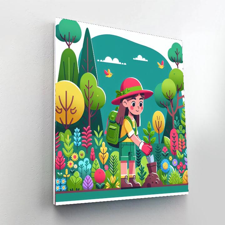 Eco Explorers Club Painting Number Kit