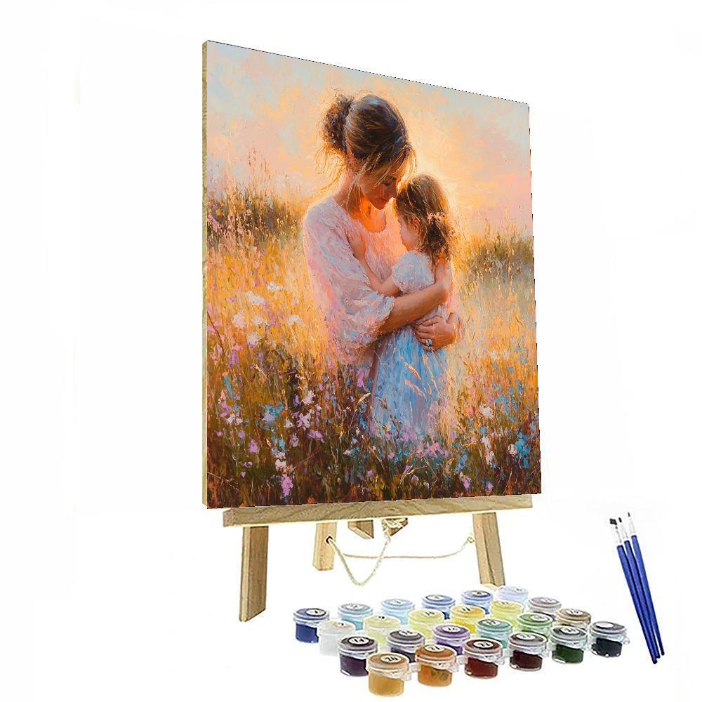 Forever In Her Heart Number Painting