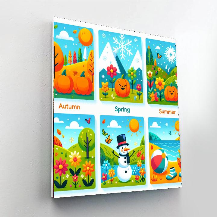 Silly Seasonal Celebrations Paint By Color