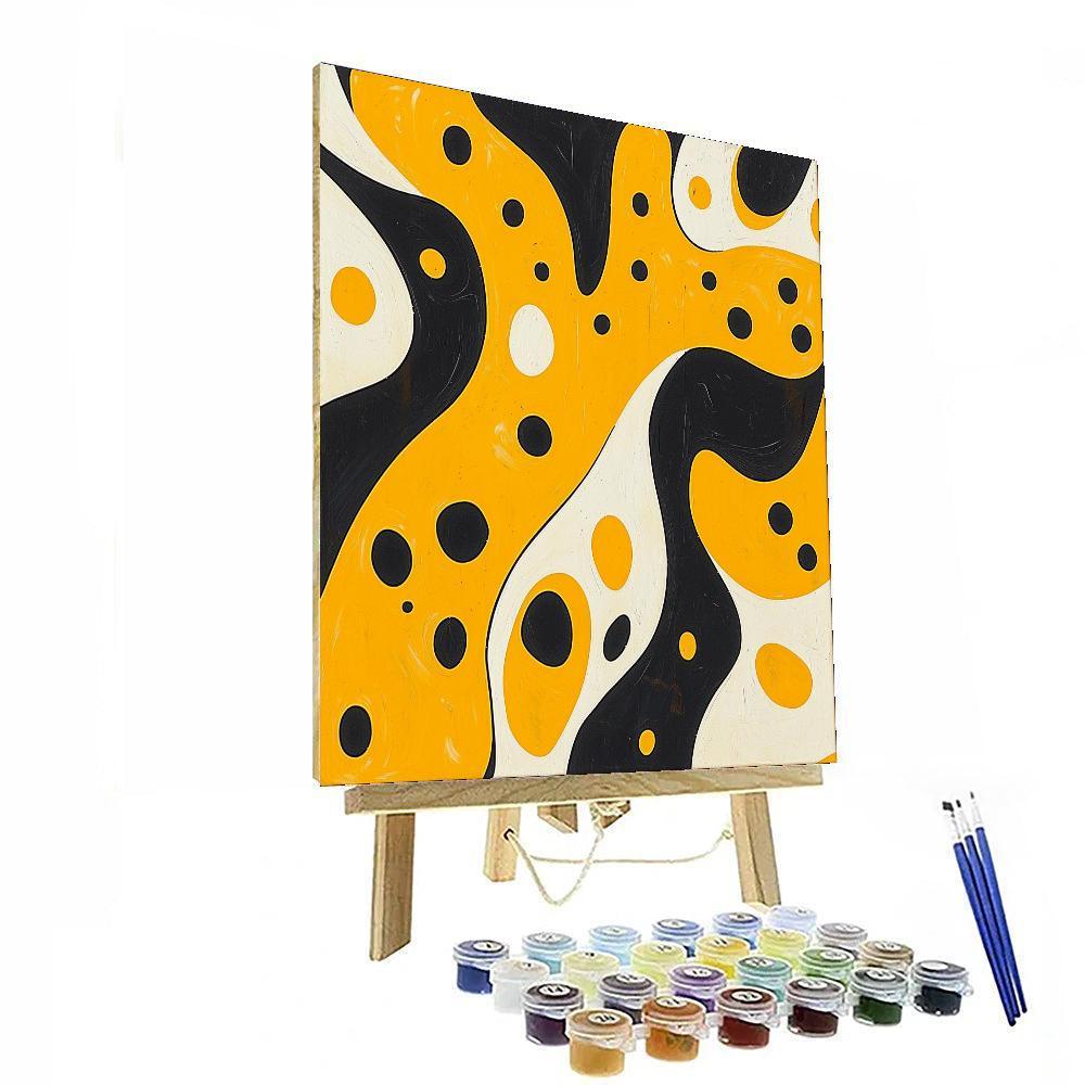 Joan Miró Inspired Fantasy In Motion  Paint By Numbers Art